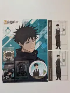 呪術廻戦 クリアファイル クリアカード シール ポストカード コースター 伏黒恵