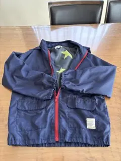 ネイビー フード付きジャケット サイズ140
