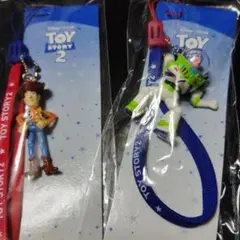 トイ・ストーリー2 マスコットストラップ ウッディ、バズ２個セット