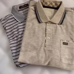 BELLBUNISH ストライプポロシャツ