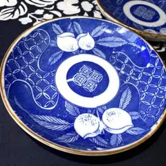 【 E457 】 可愛らしき超名品　明治期尾張七宝　有線七宝花蝶文極小皿 E457 】 可愛らしき超名品 明治期尾張七宝 有線七宝花蝶文極小皿