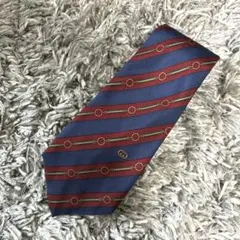GUCCI グッチ　ネクタイ　メンズ　ストライプ　レッド　ブルー　スーツのサムネイル