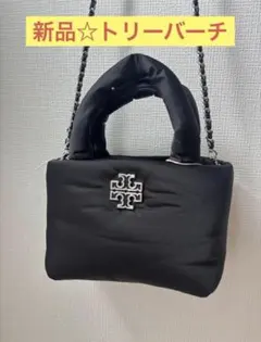 新品 トリーバーチ ブラックショルダーバッグ