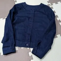 ベネトン　ダークブルー デニムジャケット　１３０　新品