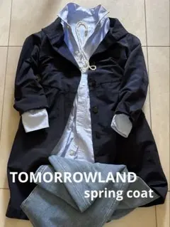 トュモローランド　スプリングコート　ネイビー　38
