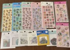 ディズニー プクプクシール フレークシール まとめ売り 13点セットのサムネイル