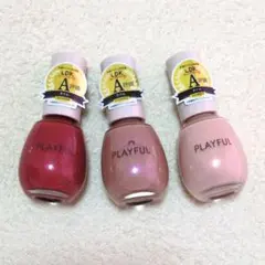 新品　プレイフル　アップデートネイル　3本セット　ネイルカラー　マニキュアのサムネイル