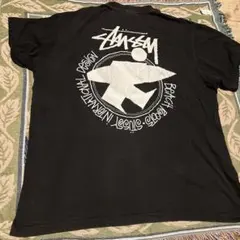 USA製 00s OLD STUSSY サーフマン Tシャツ 復刻 墨黒 S - メルカリ