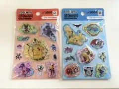 【韓国限定】DAISO ポケモンシール　２点セット