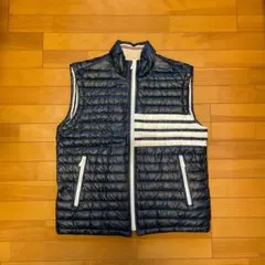 THOM BROWNE. NEW YORK ダウンベスト 紺 サイズ2（L相当）