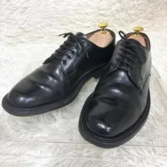 美品】ダブルエイチ/WH プレーントゥ レギュラー ブラウン ビブラム