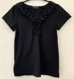 【匿名配送】オンワード　any FAM 黒カットソー