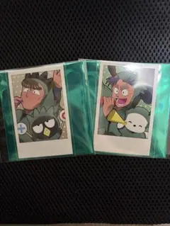 忍たま乱太郎　アモカフェ　サンリオ　推しパシャカード　中在家長次　七松小平太