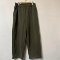 ユニクロC スウェットワイドパンツ　Lサイズ　カーキ