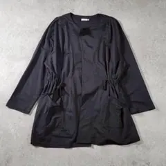 【美品】eur3 エウルキューブ ドロストチュニック 黒 LLのサムネイル