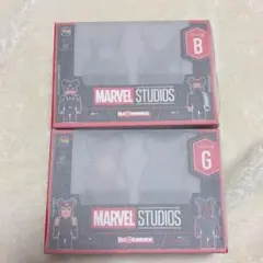 て*い様 MARVEL ハッピーくじ BE@RBRICK ペアボックス B賞 C