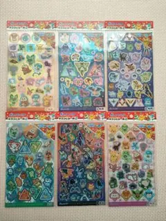 ポケモン　キラッとシール　ホログラムシール 6種類　ポケットモンスター　全6種