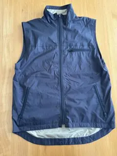 90s リバーシブルベスト　黒　ベージュ