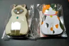 新品未開封 カルディ KALDI ミニねこ缶 ボールチョコ入り 2個セット 缶