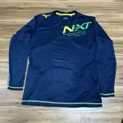 MIZUNO バレーボール 長袖プラクティスシャツ ネイビー