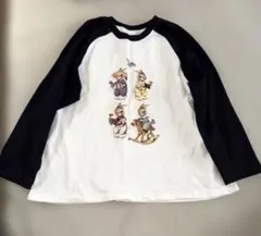 子供長袖カットソー うさぎ柄 キッズ 150cm