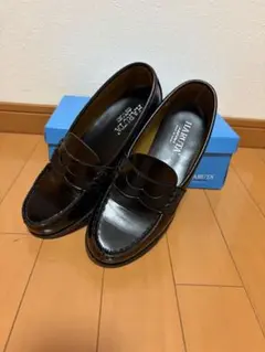 HARUTA ブラック ローファー