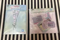 プリキュア 一番くじ H賞/G賞セット ジッパーバッグ＆ステッカー お役立ち