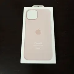 純正 iPhone 14 シリコンケース MagSafe対応 チョークピンク