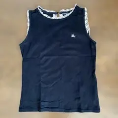 Burberry ノースリーブタンクトップ 160A 黒