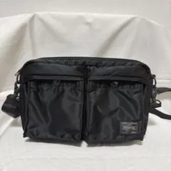 美品 ポーター タンカー ミニショルダーバッグ ブラック PORTER