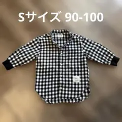 【美品】GENERATOR チェック柄　長袖シャツ90-100