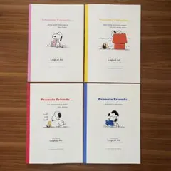 スヌーピー ノート 4冊 (PEANUTS Logical)