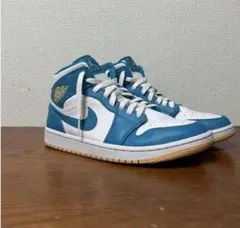 NIKE AIR JORDAN 1 MID スニーカー ブルー ホワイトのサムネイル