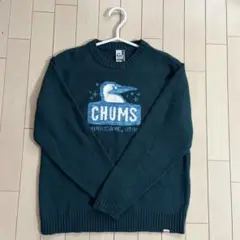 【美品】チャムス CHUMS セーター ロゴ
