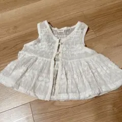 Bebe Holic ホワイト ベビーベスト