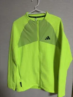 adidas ゴルフ ジャケット COLD.RDY 蛍光イエロー Ｍ