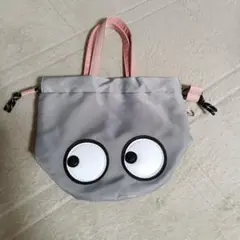 新品◼️目玉◼️ギョロ目ちゃん◼️巾着◼️トートバッグ◼️グレー
