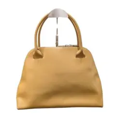 フルラ FURLA レザー ハンドバッグ キャメル 本革 レディース