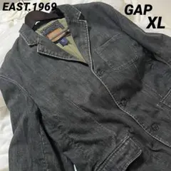 GAP ギャップ　ダークグレー デニムジャケット　Gジャン　XL
