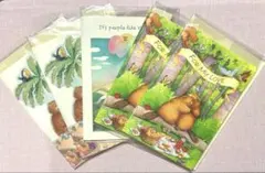 バースデーカード　5枚セット