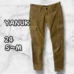 N0336　工裝褲　燈芯絨　彈性　炭灰色　均碼