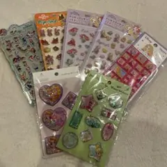ディズニー シール まとめ売り ぷくぷく ウォーター 新品 7枚