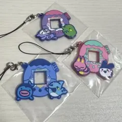 たまごっち　一番くじF賞　きらきらラバーチャーム　3種セット