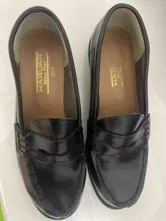 HARVAR 黒 ローファー 23.0