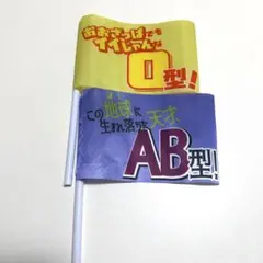 EBiDAN大運動会 2025 フラッグ O型 AB型 2点セット