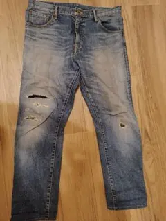 ダメージ加工 デニムパンツ W33のサムネイル