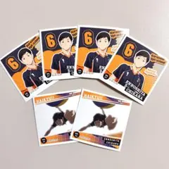 ハイキュー シール烈伝 縁下力 烏野 シールコレクション スクエアシール