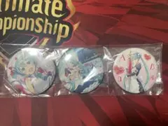 【 初音ミク 】マジカルミライ2025 献血 缶バッチ 3つセット 初音ミク 缶バッジ 3個セット 献血 限定 マジカルミライ 2025