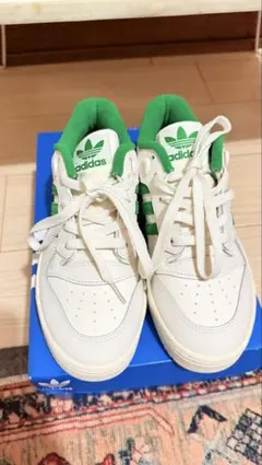 adidas RIVALRY LOW ホワイト グリーン