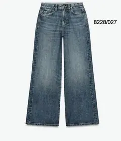SALE 美品 zara ハイライズワイドレッグデニム 36